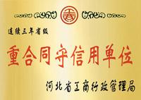 重合同守信用單位